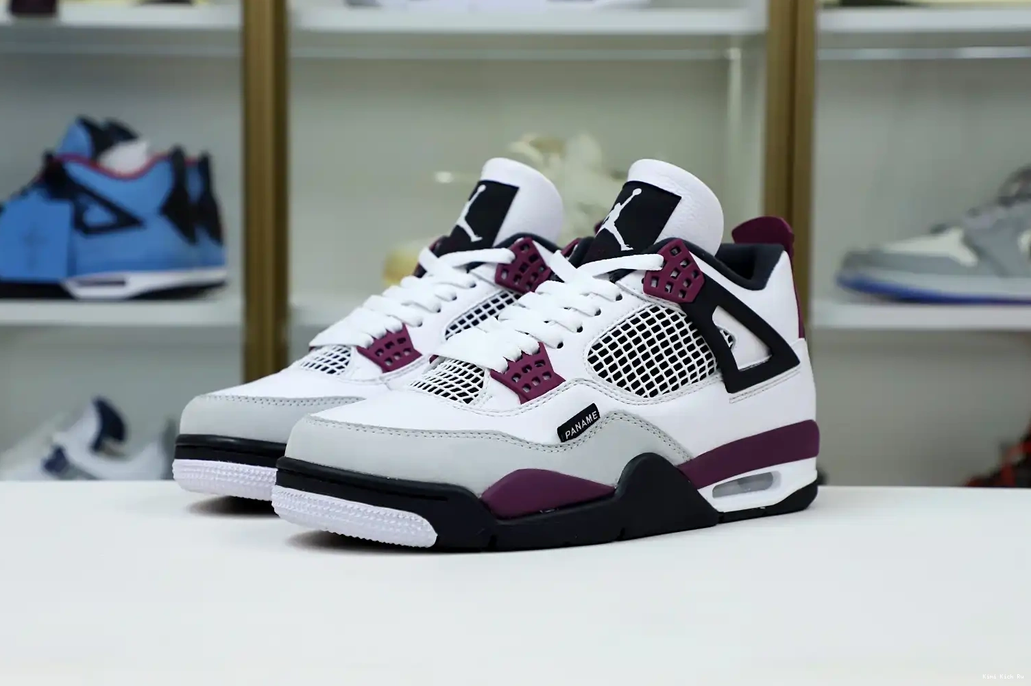 'BORDEAUX' JORDAN PARIS JORDAN AIR 4 RETRO Kimikick AIR SAINT-GERMAIN X 0801